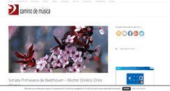 Desktop Screenshot of caminodemusica.com